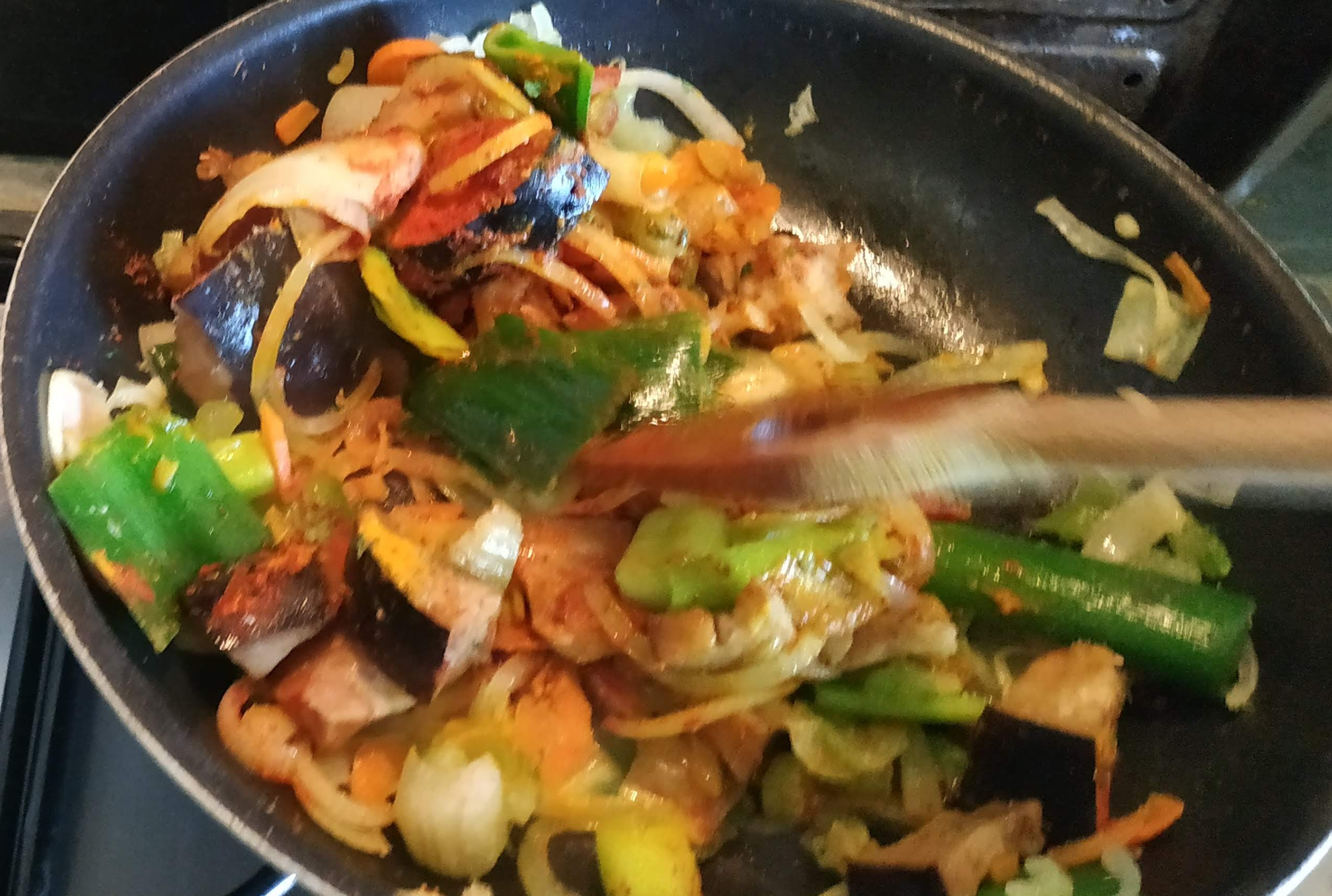 bien mélanger le tout.